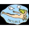 TROUBLE NOSE ART DX PIN